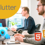 a web developer learning flutter